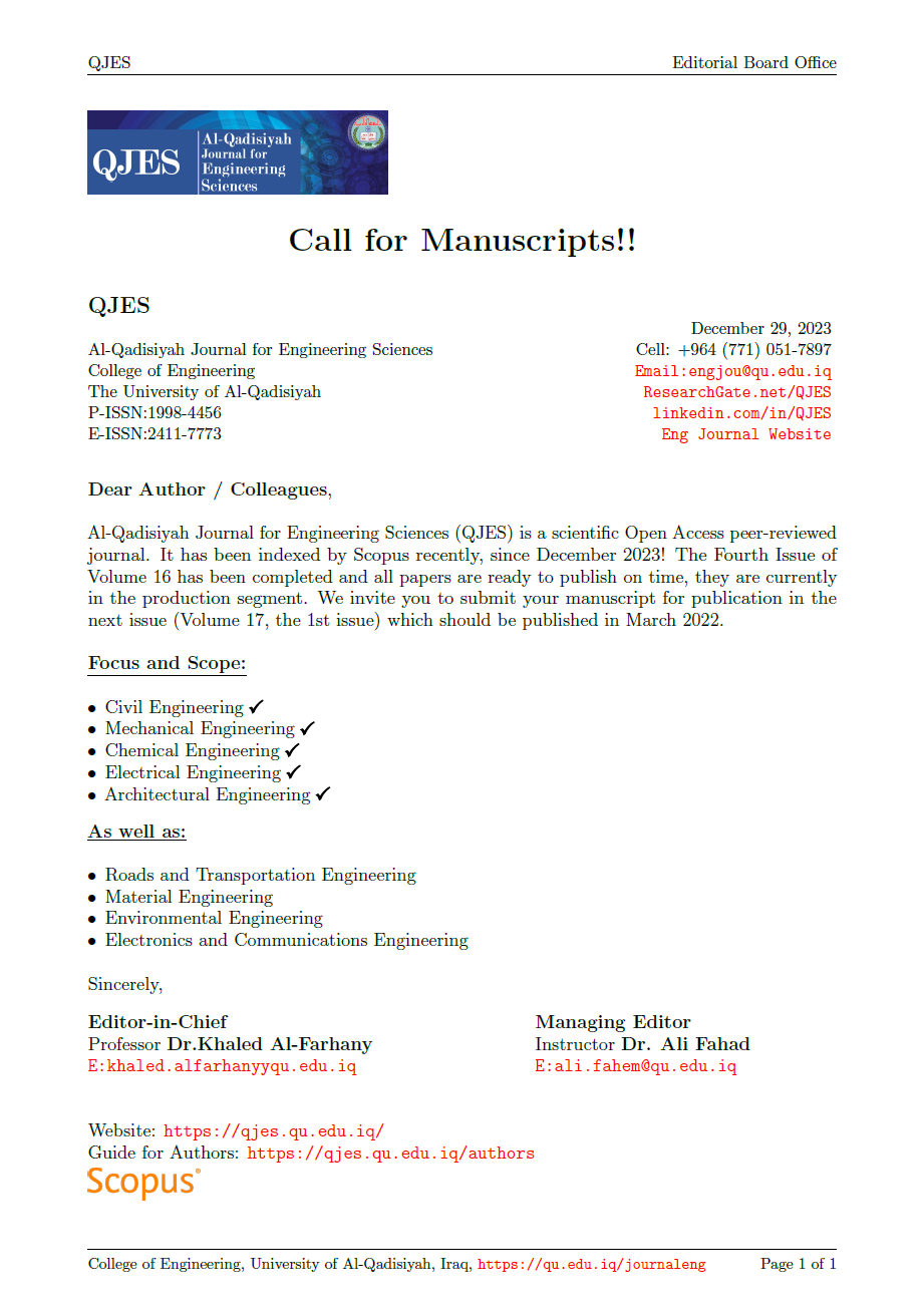 Call for Manuscripts